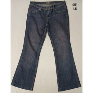 Zana Di (14) Y2K Women's Boot Cut Dark Blue Denim Jeans